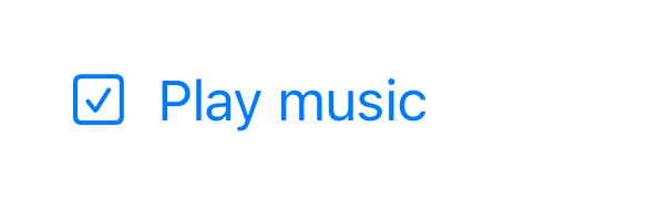 Picker component on iOS.