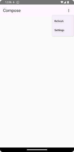 ContextMenu component on Android.