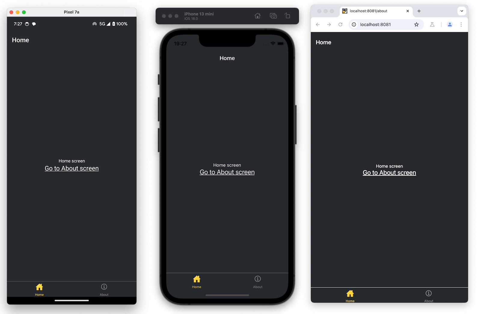 自定义底部选项卡导航器