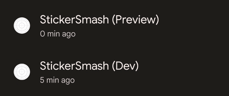 内部分发构建细节和安装链接在EAS仪表板上的Android