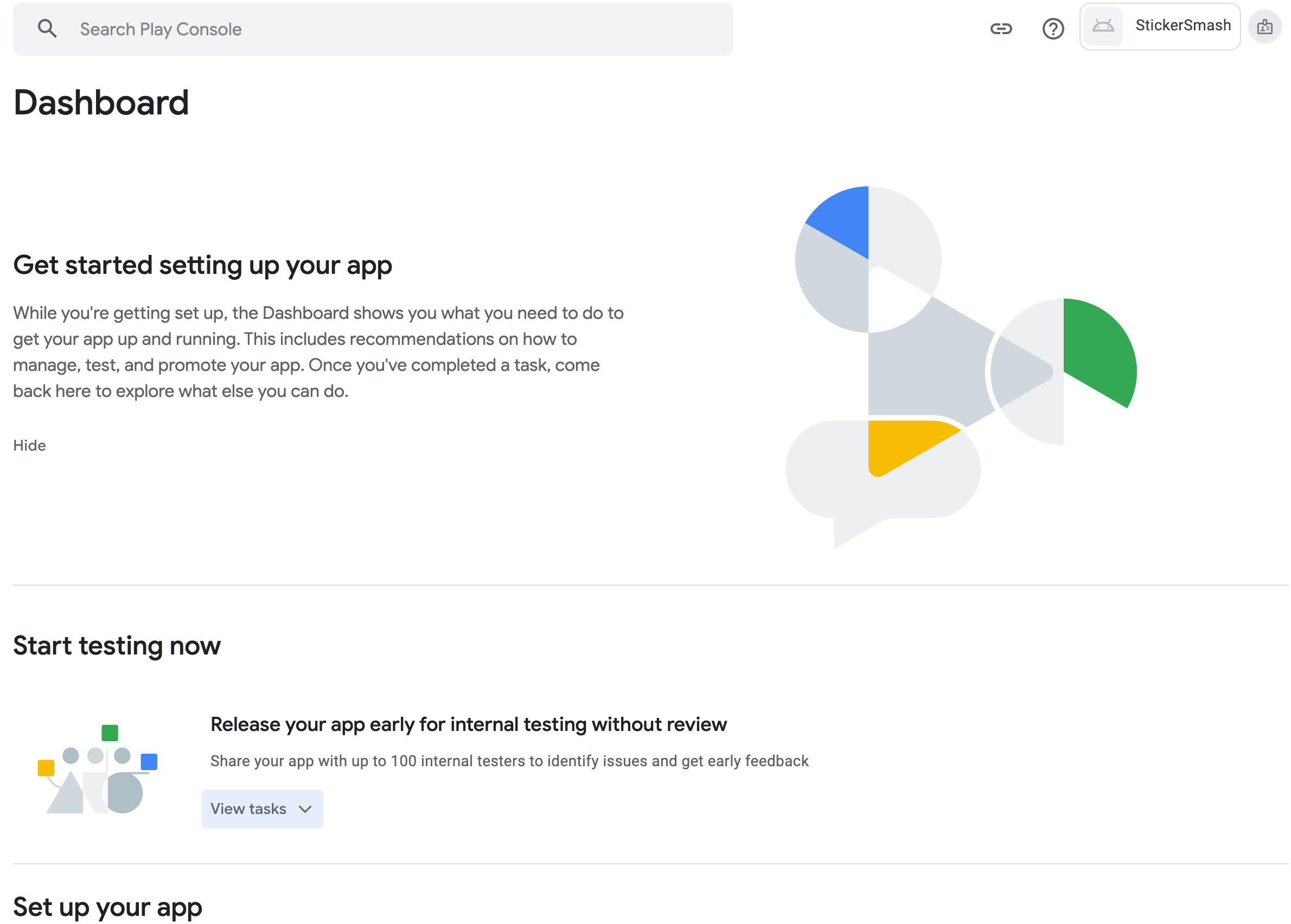 在 Google Play 控制台下开始测试的步骤