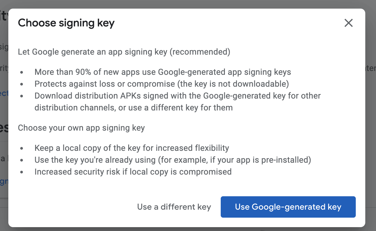 创建新内部发布