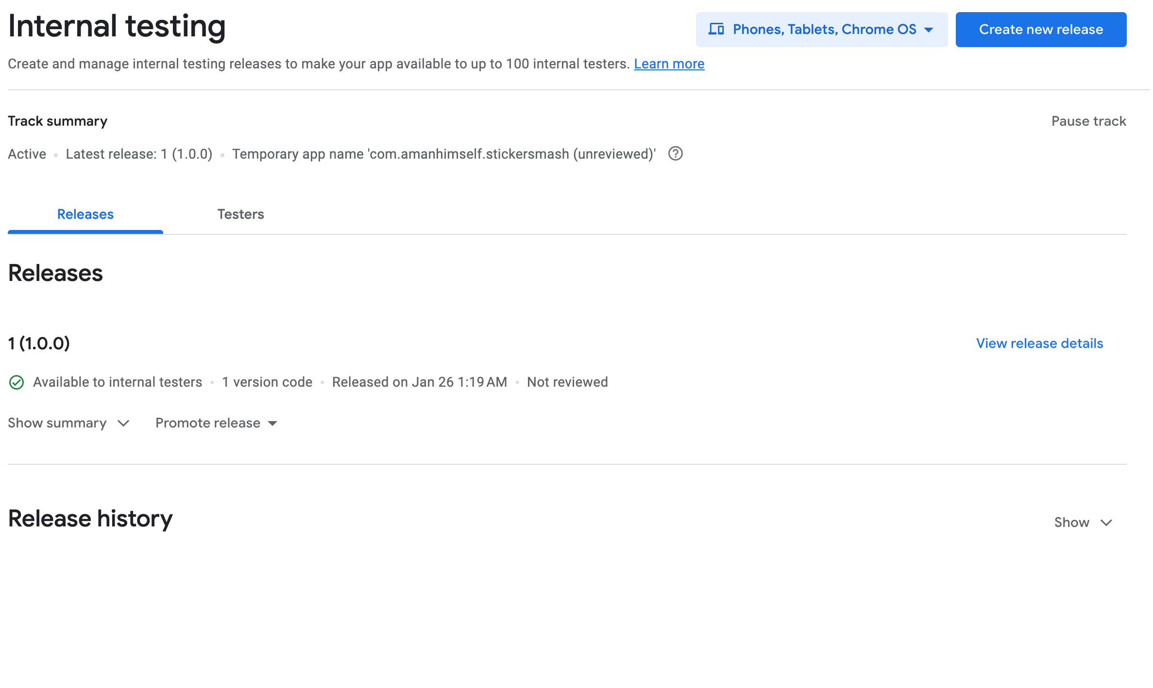 应用在 Google Play 控制台上待审查